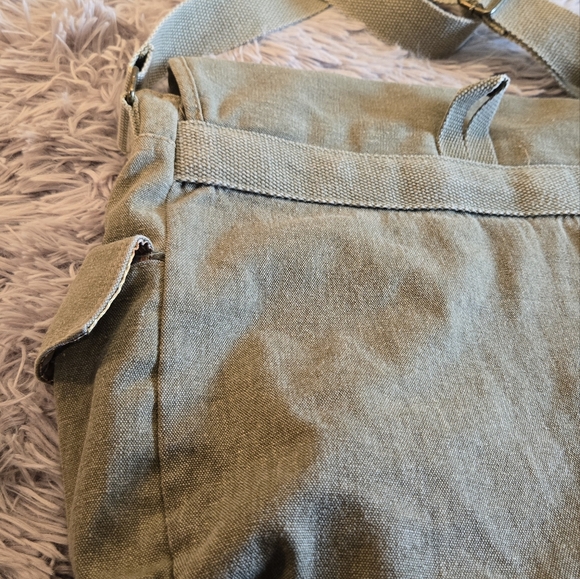 Messenger Bag Army Tan Color Unisex - Picture 16 of 16